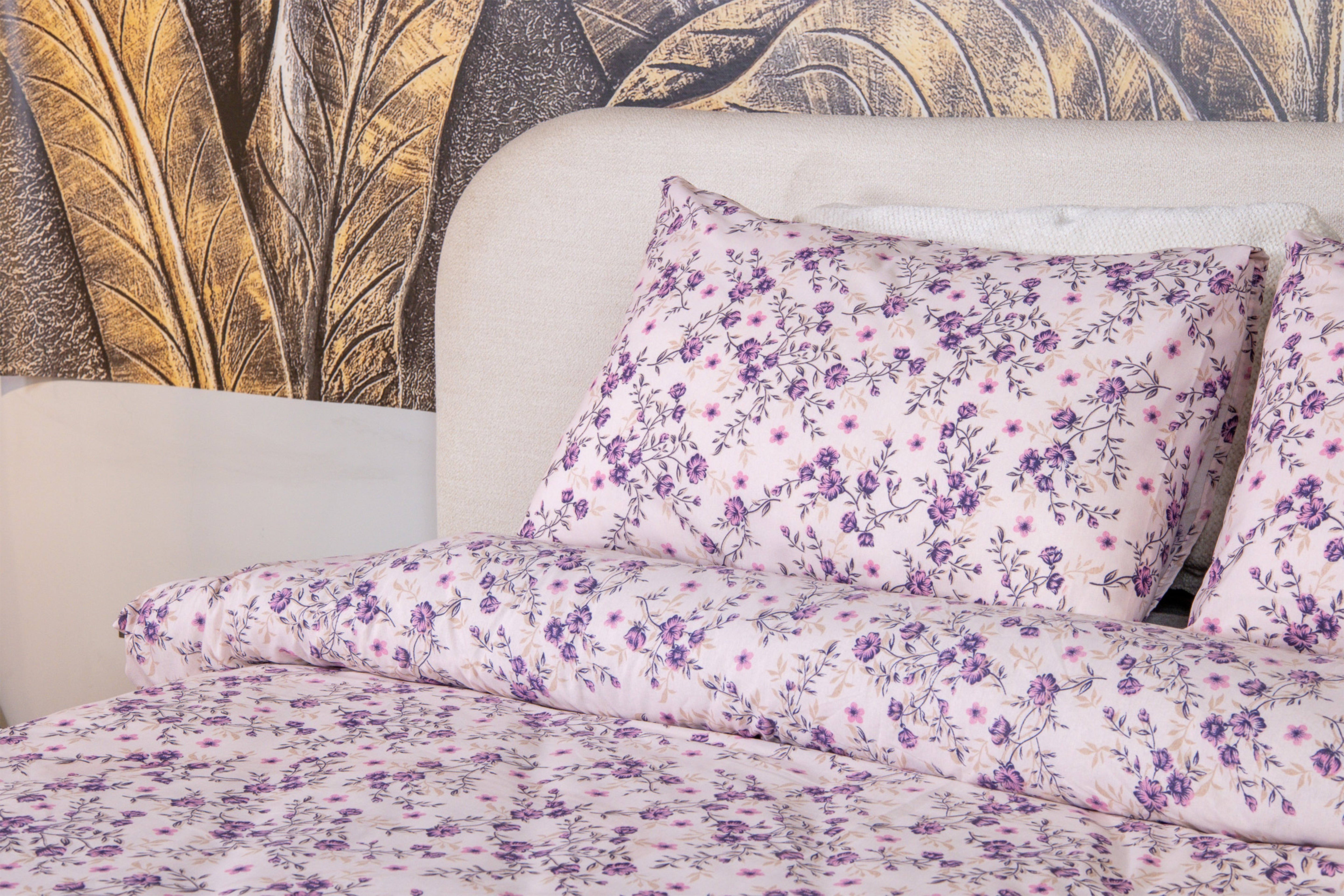 VIOLETTE GARDEN - Çift Kişilik Nevresim Takımı - 4 Parça